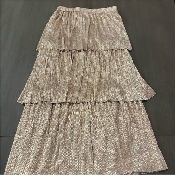 SABINA MUSAYEV Nadia Tiered Midi Skirt - Picture 3 of 4